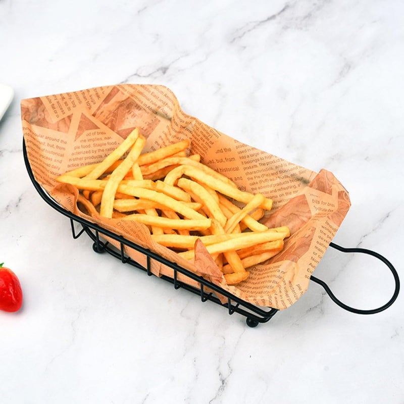 PRETYZOOM Multi-function Bread and French Fry Chip Basket Set, 2pcs Reusable Portable Food Storage Baskets for Kitchen and Restaurant Use - Image 5