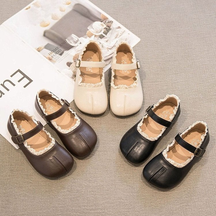 Girls Small Leather Shoes 2025 Spring New Children'S Shoes Soft-Soled Princess Shoes Women'S Treasure Shoes Black Girls - Image 2
