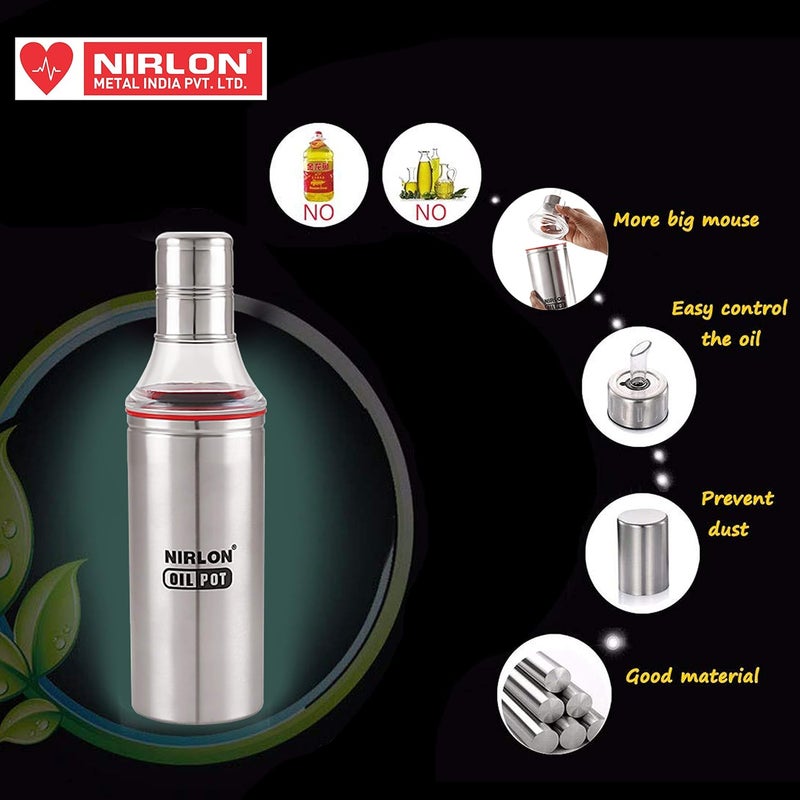 NIRLON Large Cooking Oil Dispenser Set Pack of 06 for Kitchen USE - Image 4