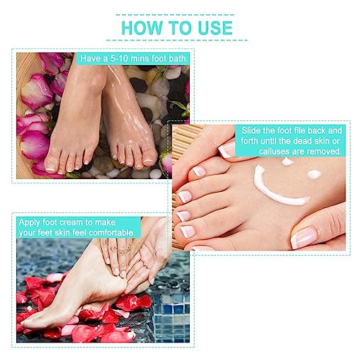 Vitalogy - Callus Remover For Feet | Foot Scrubber For Dead Skin Remover | Curved Foot File Removes Hard Skin, Leaves Feet Smooth | Pedicure Tools - Foot Filer Rasp (Green) - Image 5