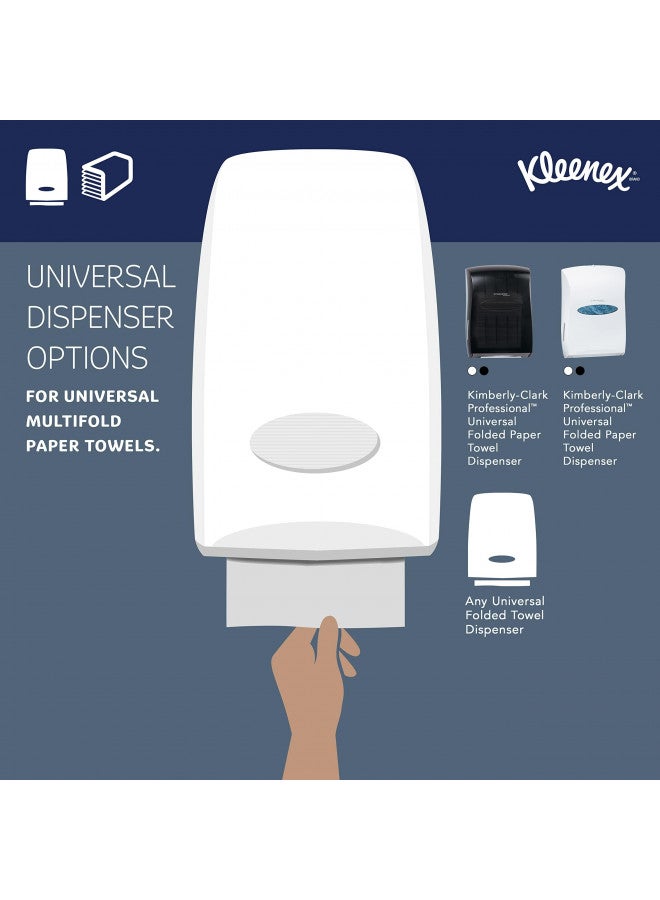 Kleenex Kleenex® Multifold Paper Towels (02046), 1-Ply, 9.2" x 9.4" sheets, White, (150 Sheets/Pack, 8 Packs/Case, 1,200 Sheets/Case)  - Image 3