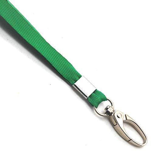 Bird Fiy Blue Lanyards 100Pcs Nylon Bulk Lanyard for Id Badges,Badge Lanyards Swivel Hooks Clips Great for Name Tags Badge (100PCS, Blue) - Image 5