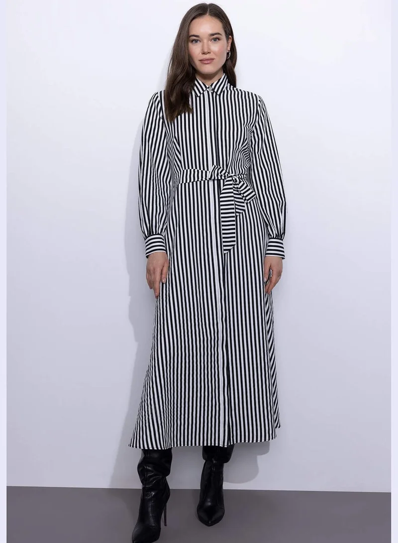 DeFacto Woman Long Sleeve Woven Dress