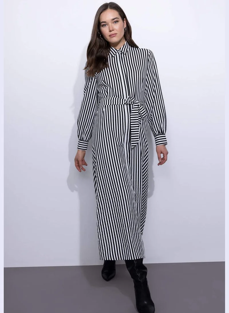 DeFacto Woman Long Sleeve Woven Dress