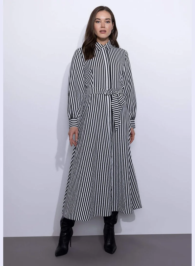 DeFacto Woman Long Sleeve Woven Dress