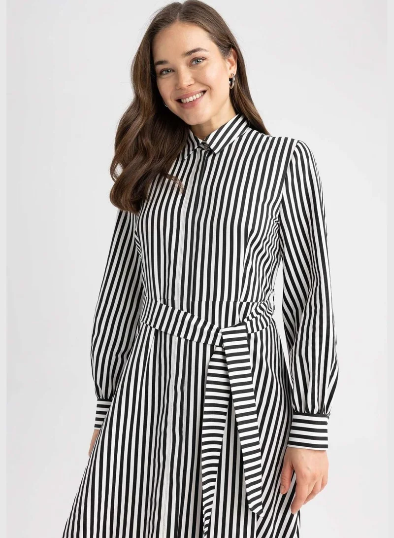 DeFacto Woman Long Sleeve Woven Dress