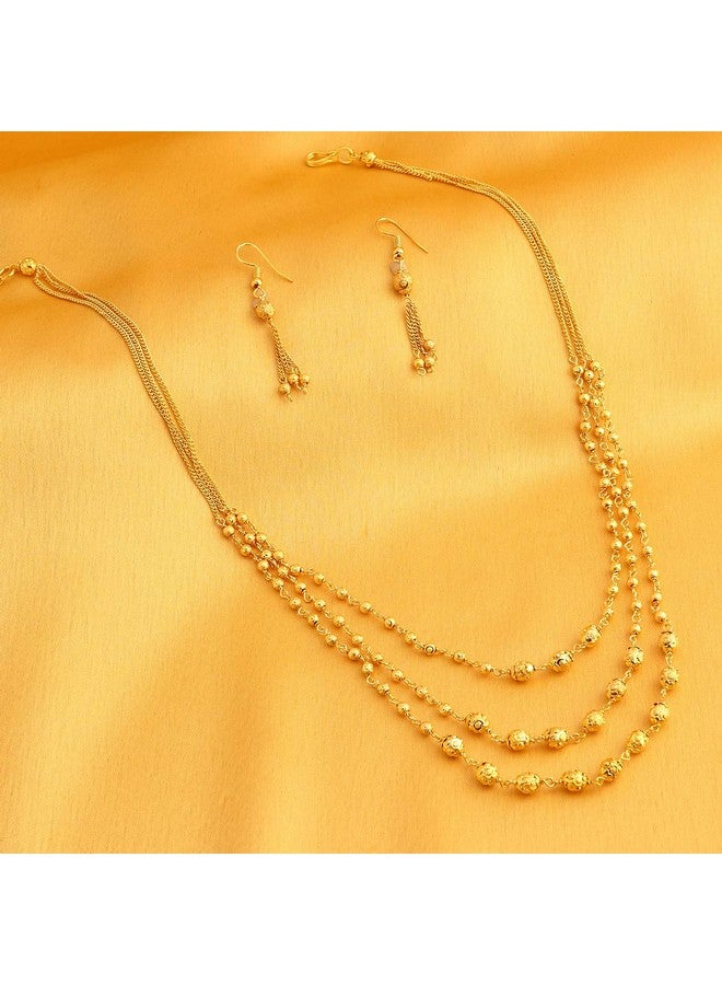 سوكهي مجموعة من 3 قلادات مطلية بالذهب من سوخي سينسيشنال بيرل للنساء (SKR48722) - Image 2