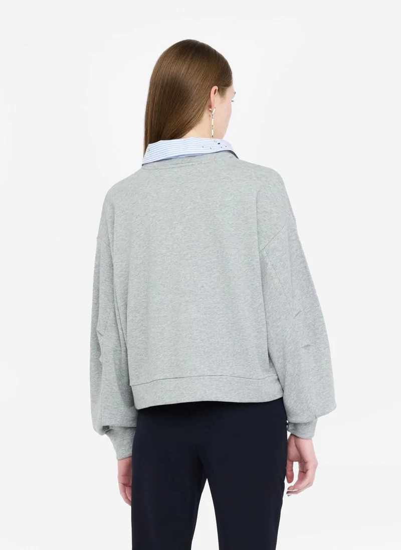 Liu Jo Sweatshirt with rhinestones