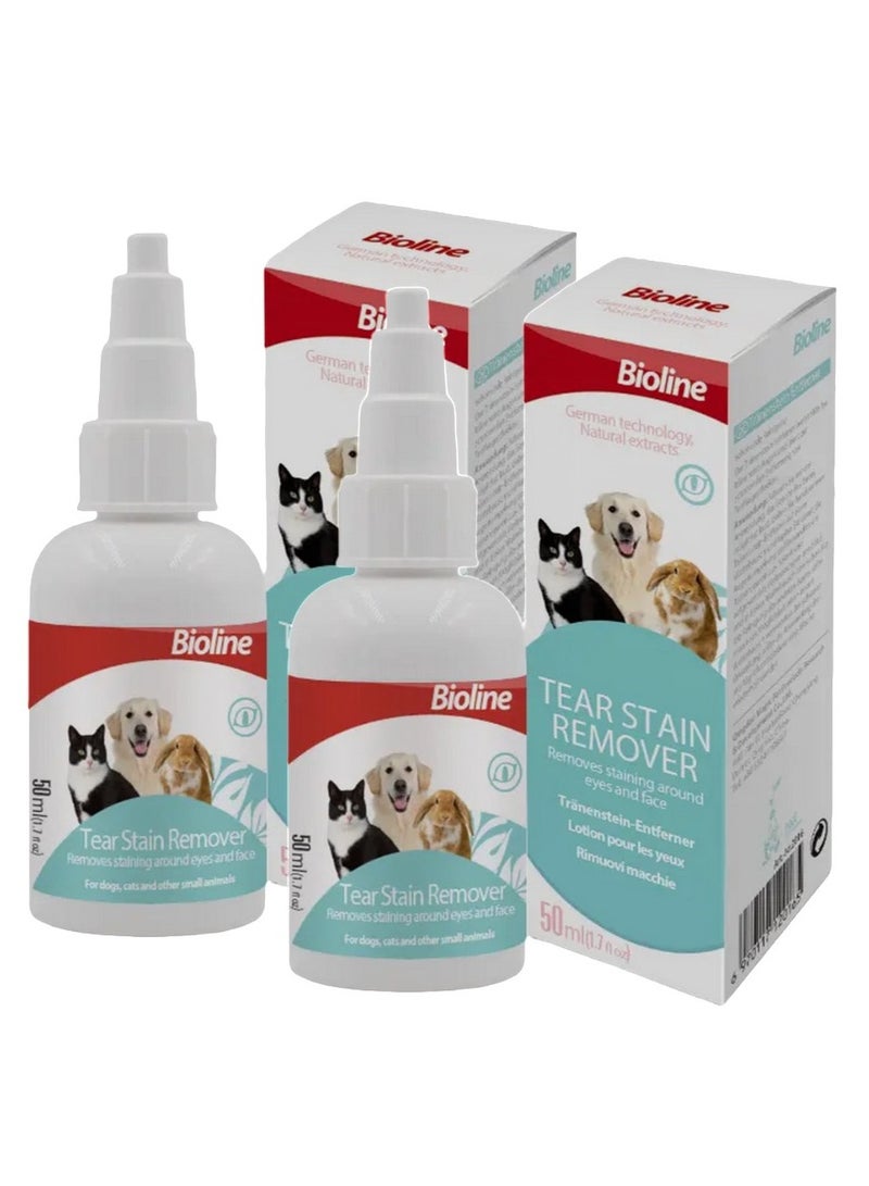 Bioline Tearstain Remover 50ml ( Pack of 2 )