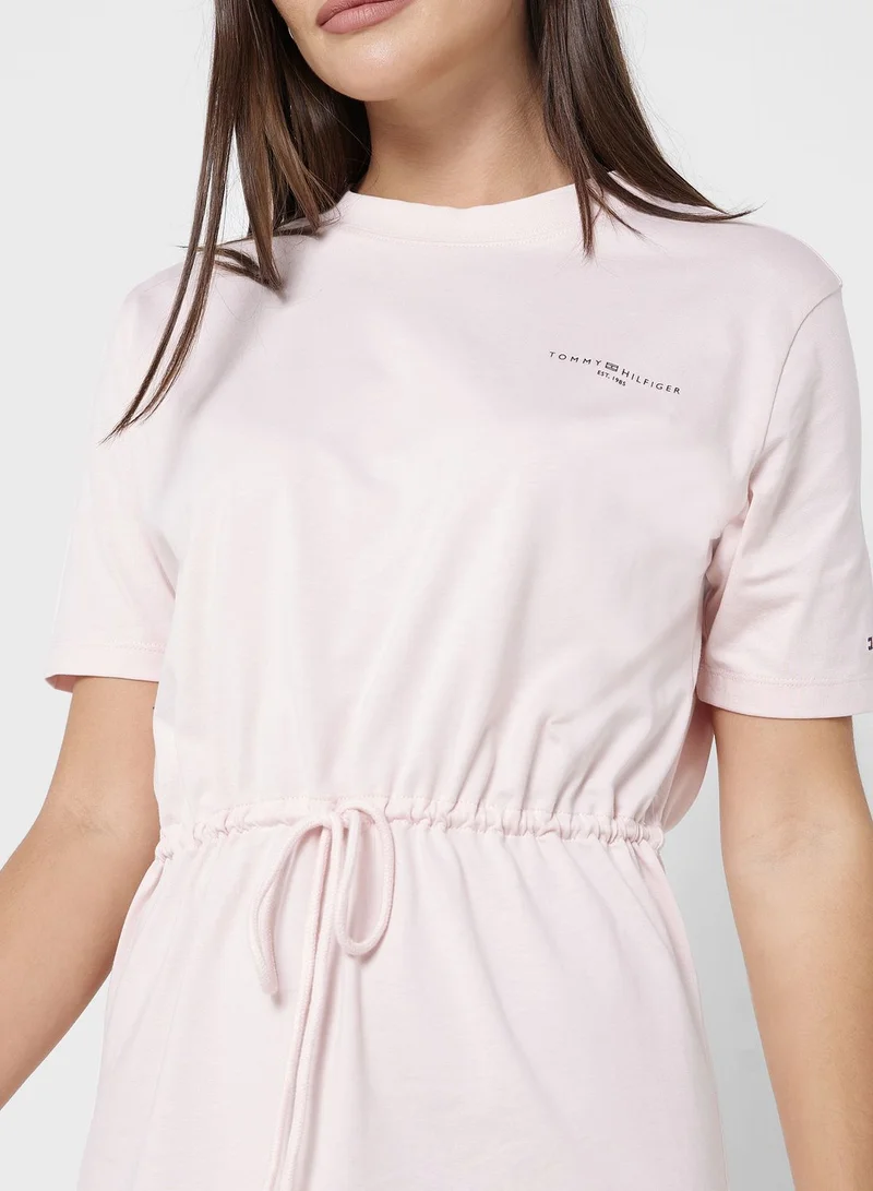 TOMMY HILFIGER Drawstring Waist Dress