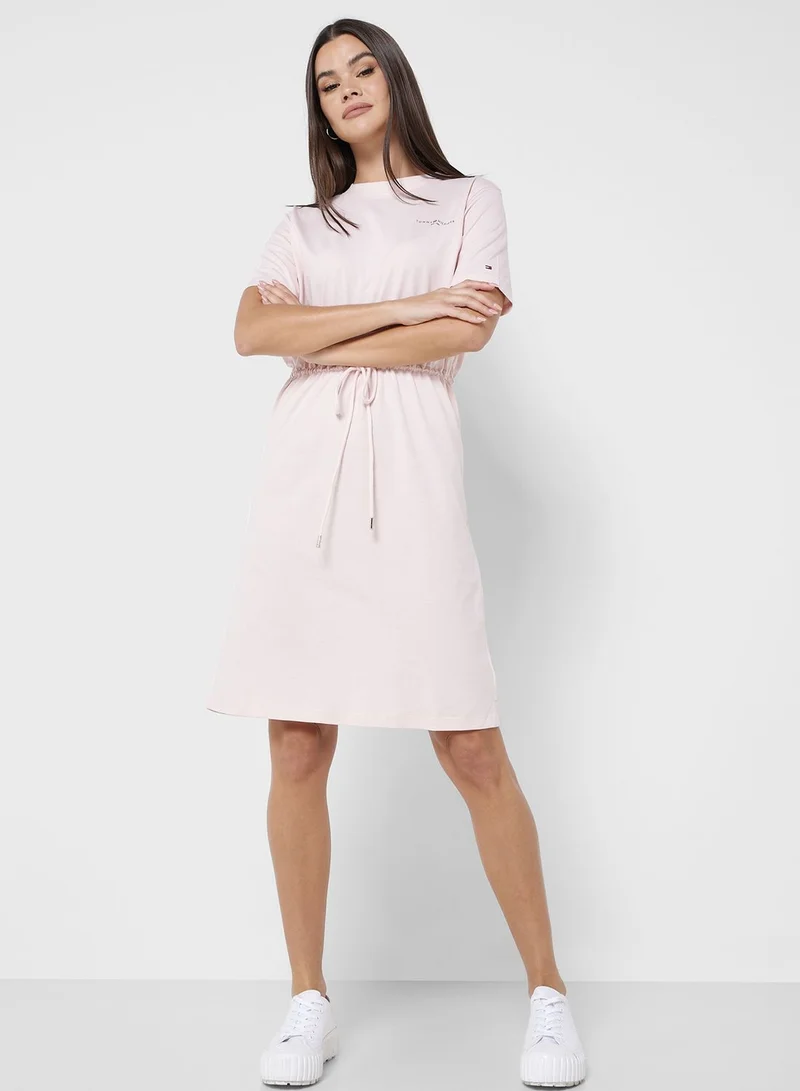 TOMMY HILFIGER Drawstring Waist Dress
