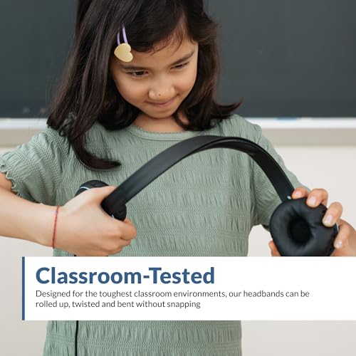 Cyber Acoustics Stereo USB Headset (AC-5008A), in-line Controls for Volume & Mic Mute, Adjustable Mic Boom for PC & Mac, Perfect for Classroom or Home - Image 4