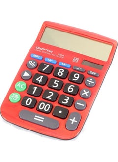 12 Digit Color Calculator F3046 Red