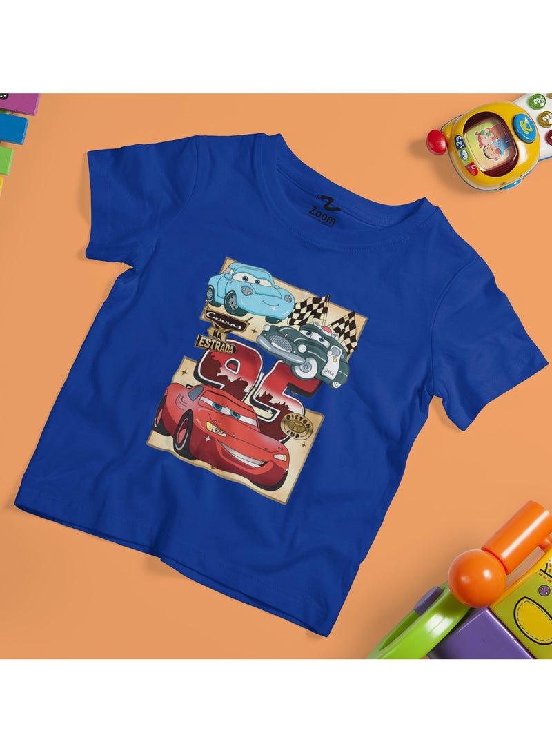 ZOOM MCQUEEN CARS DESIGN FOR KIDS - T-SHIRT