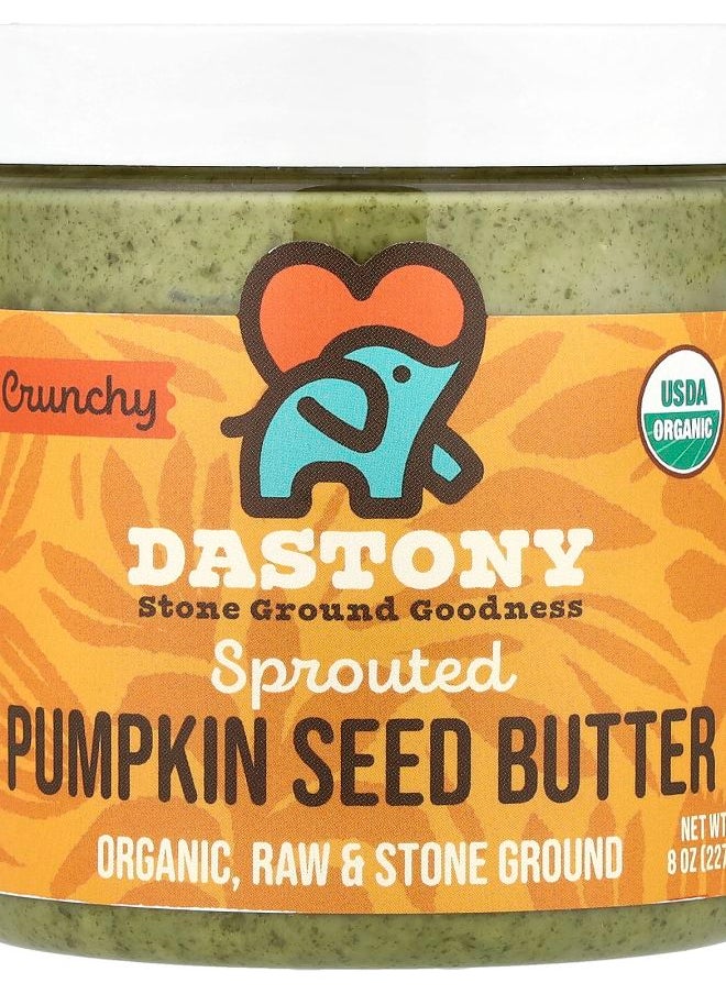 DASTONY Sprouted Pumpkin Seed Butter Crunchy 8 oz (227 g) 