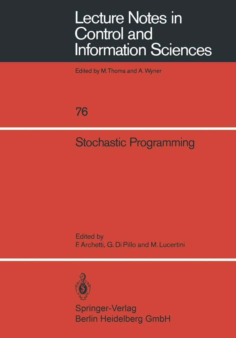 Stochastic Programming 