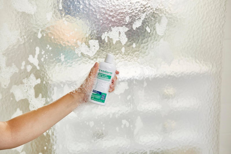 exederm شامبو إكزديرم للإكزيما والتهاب الجلد الدهني، 8 أونصة سائلة، تركيبة فائقة الحساسية وغير مهيجة، للعناية اليومية بالشعر لفروة الرأس الجافة والمتهيجة والمتقشرة والحكة، مضاد للحساسية، خالي من البارابين والكبريتات - Image 4