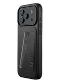 Mujjo iPhone 17 Pro Wallet Case - Black