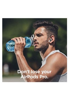 KASTWAVE TPU Ear Hooks Designed for Apple AirPods 1, 2 and Pro, Ergonomic Design and Durable TPU Construction, Perfect for Exercising Running Jogging Cycling and Gym Gift for Friends and Family 2 Pcs  - Image 3