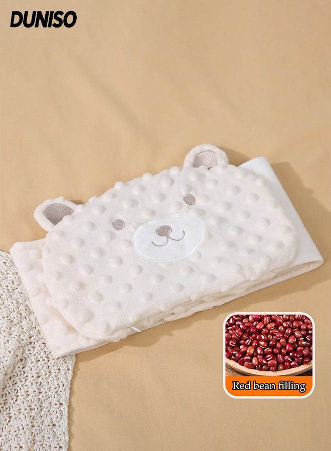 DUNISO Home care Baby Colic Relief Belt,Heated Tummy Wrap for Upset Stomach and Soothes  ,Adjustable 100% Cotton,Baby Belly Protector , 0 - 3 Years (Beige) - Image 1