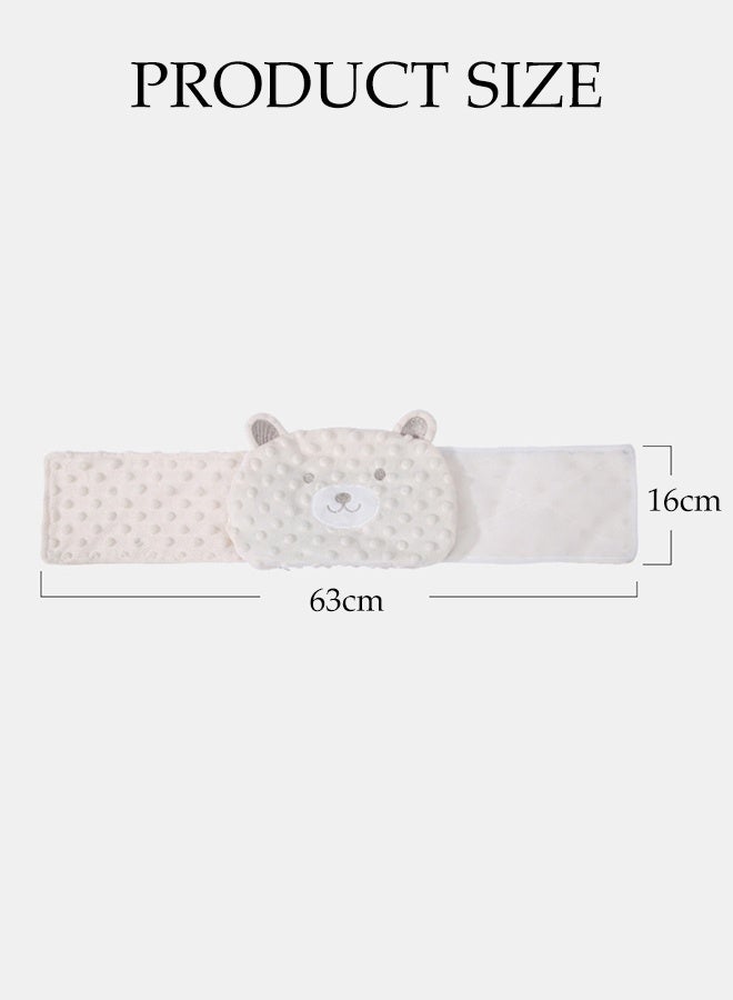 DUNISO Home care Baby Colic Relief Belt,Heated Tummy Wrap for Upset Stomach and Soothes  ,Adjustable 100% Cotton,Baby Belly Protector , 0 - 3 Years (Beige) - Image 2