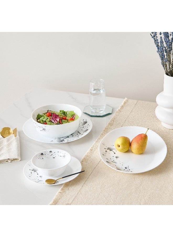 Home Box Splatter Opalware Serving Bowl 20 x 7.3 x 20 cm  - Image 5