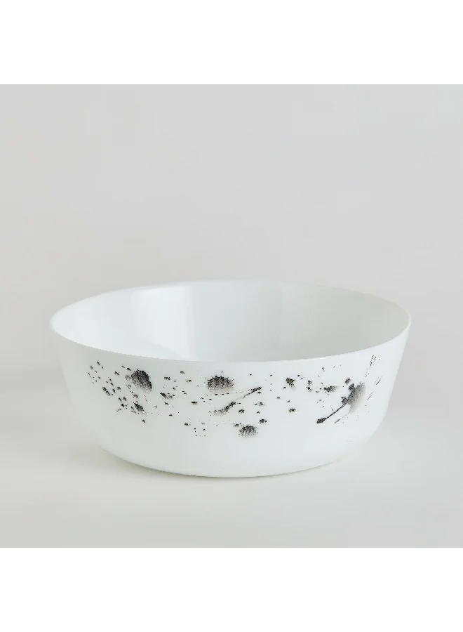 Home Box Splatter Opalware Serving Bowl 20 x 7.3 x 20 cm