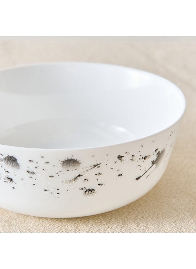 Home Box Splatter Opalware Serving Bowl 20 x 7.3 x 20 cm  - Image 2
