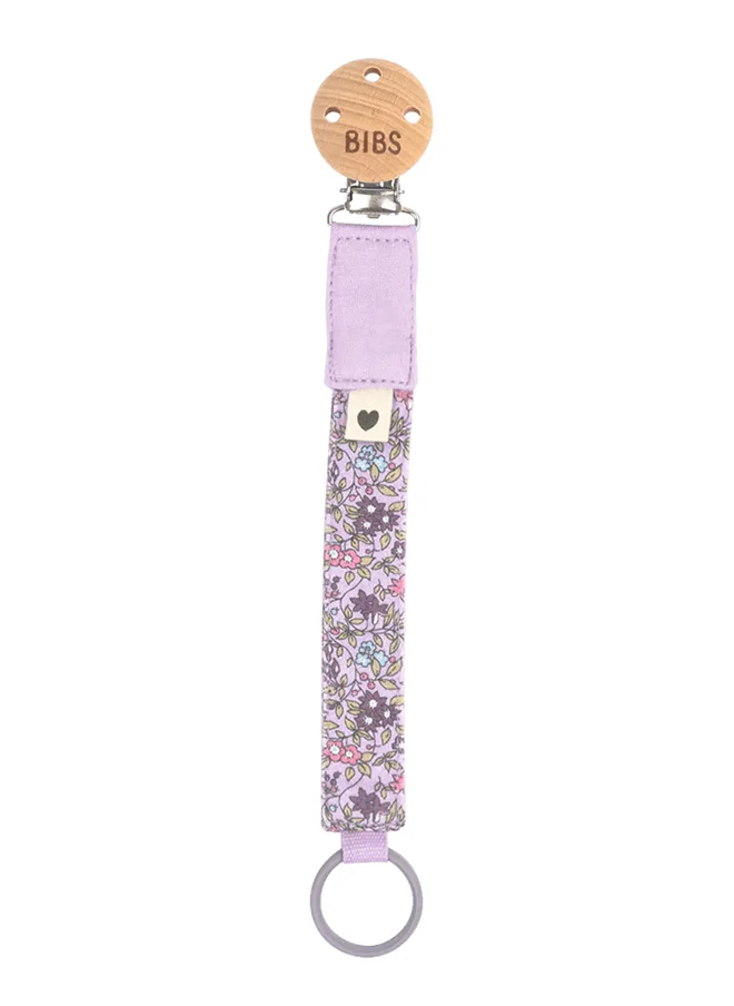بيبس Liberty Pacifier Clip, Chamomile Lawn, Violet Sky