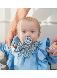 BIBS Liberty Pacifier Clip, Chamomile Lawn, Violet Sky  - Image 5