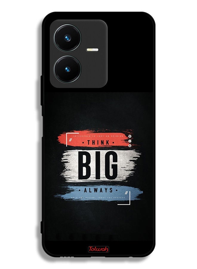 Tolwak Vivo Y22s Protective Case Cover Think Big Always - Image 1