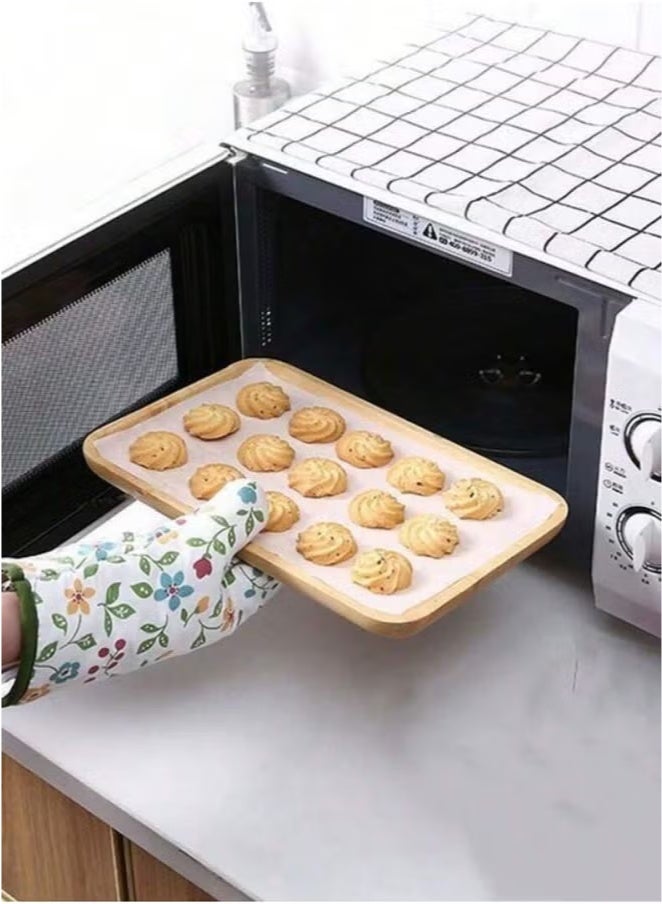 Sunspire Baking silicone oil paper white 100*30cm, air fryer paper special oil blotting roll paper, oven food mat tray, Eid gift dessert making, suitable for family gatherings, festive parties, kitchen and bakery  - Image 3