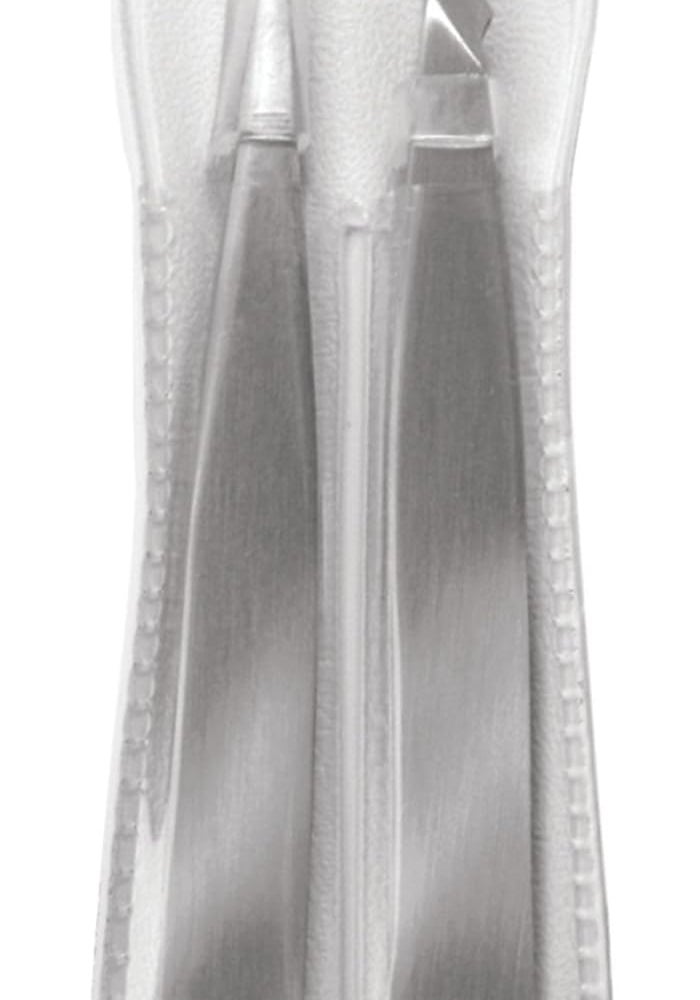Trim Beautycare Mini Slant/Point Tweezers Set - 3 Piece Stainless Steel - Image 2