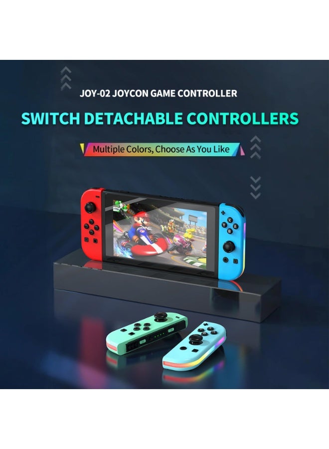 Joy-Con Oled Switch Controller for  Switch with Feedback, 6-Axis Motion Control, Turbo Function, No Drift 3D Joysticks, Dual Motor Vibration, Long Battery Life & RGB Light - Image 4