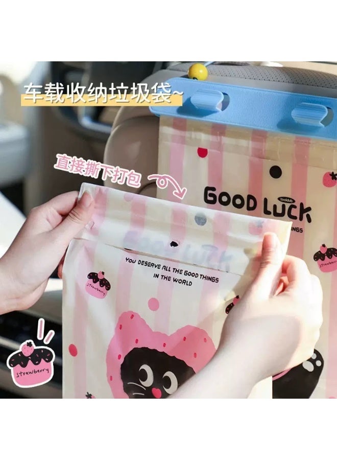 تصميم مبتكر | أكياس نفايات للسيارة | قابلة للتعليق وسميكة | أكياس تنظيف محمولة | سهلة التمزق والاستخدام | كبيرة ومتينة وغير قابلة للتسريب - Image 2