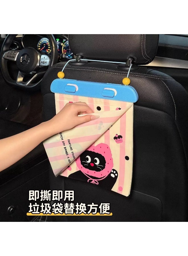 تصميم مبتكر | أكياس نفايات للسيارة | قابلة للتعليق وسميكة | أكياس تنظيف محمولة | سهلة التمزق والاستخدام | كبيرة ومتينة وغير قابلة للتسريب - Image 3