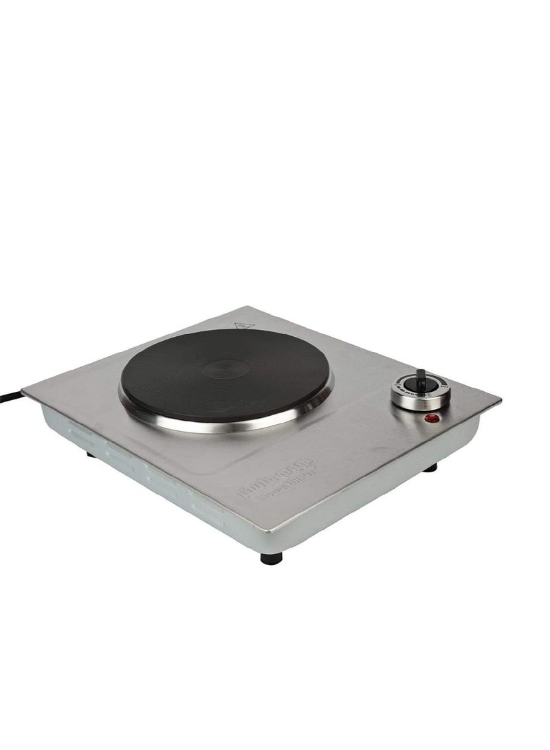 هوم ماستر سخان طبخ كهربائي من هوم ماستر، عين واحده، HM-271 -سلفر-اسود - Image 1