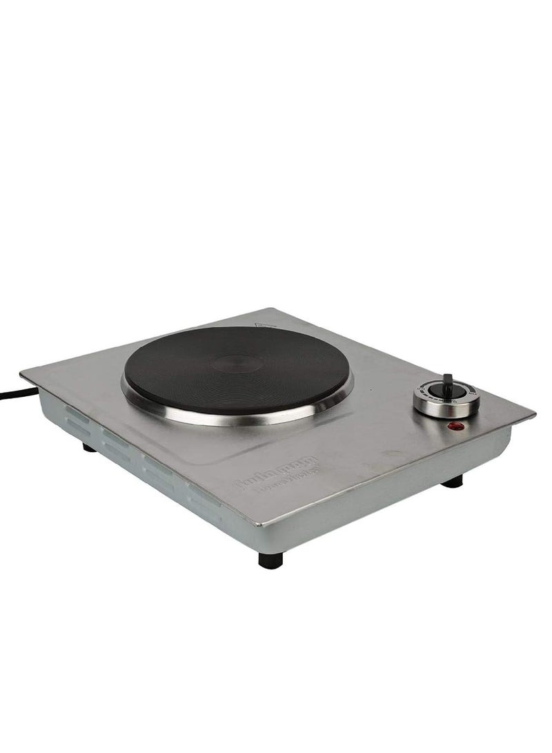 هوم ماستر سخان طبخ كهربائي من هوم ماستر، عين واحده، HM-271 -سلفر-اسود - Image 2