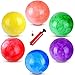 GCQJOQ 6 Pcs Playground Balls with Pump 9 inch Inflatable Bouncy Balls for Kids Beach School Kickball DodgeBalls and Indoor Outdoor Plays - Image 3