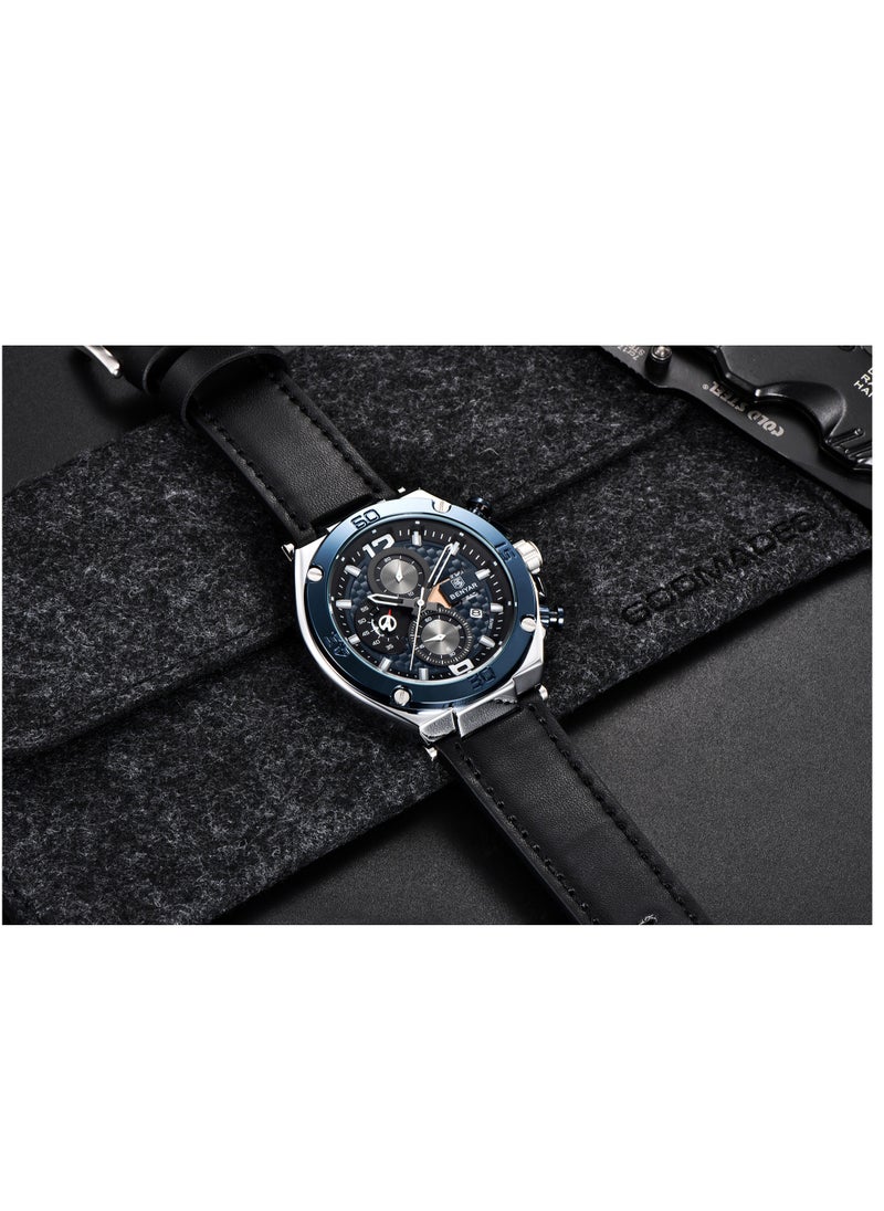 Watches for Men Watch Quartz Luxury Leather Waterproof Chronograph Watch 5151 - pzsku/Z5B1B830EA086E3814075Z/45/_/1712563682/51f76860-9cd3-4b5a-8d37-83b40b78220a