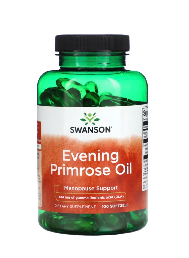 سوانسون زيت زهرة الربيع المسائية 104 مجم 100 كبسولة هلامية - Image 1