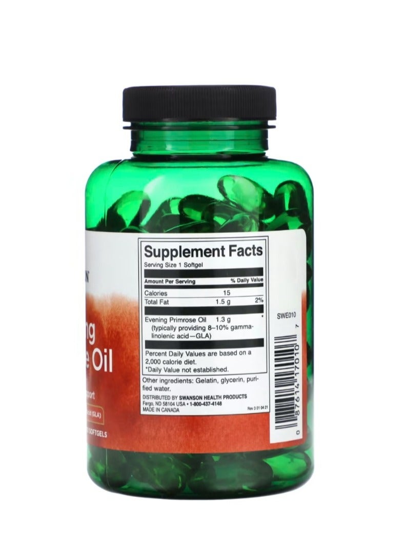 سوانسون زيت زهرة الربيع المسائية 104 مجم 100 كبسولة هلامية - Image 2