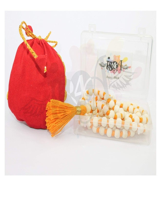 IS4A Natural Tulsi Wood Holy Basil Hare Krishna Mala 108+1 Hindu Japa Necklaces Meditation Beads Rosary - Image 5