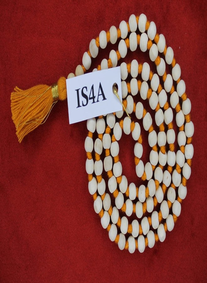 IS4A Natural Tulsi Wood Holy Basil Hare Krishna Mala 108+1 Hindu Japa Necklaces Meditation Beads Rosary - Image 2