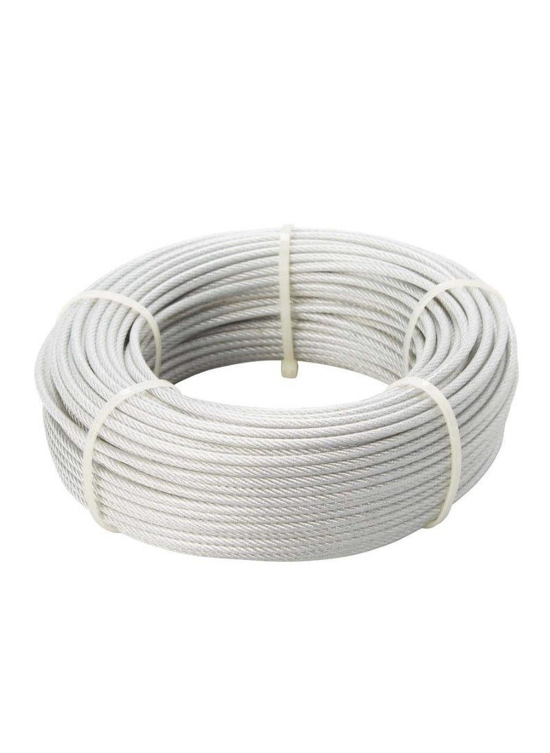 ACE Diall Steel And PVC Cable 3.5mm x 50m 