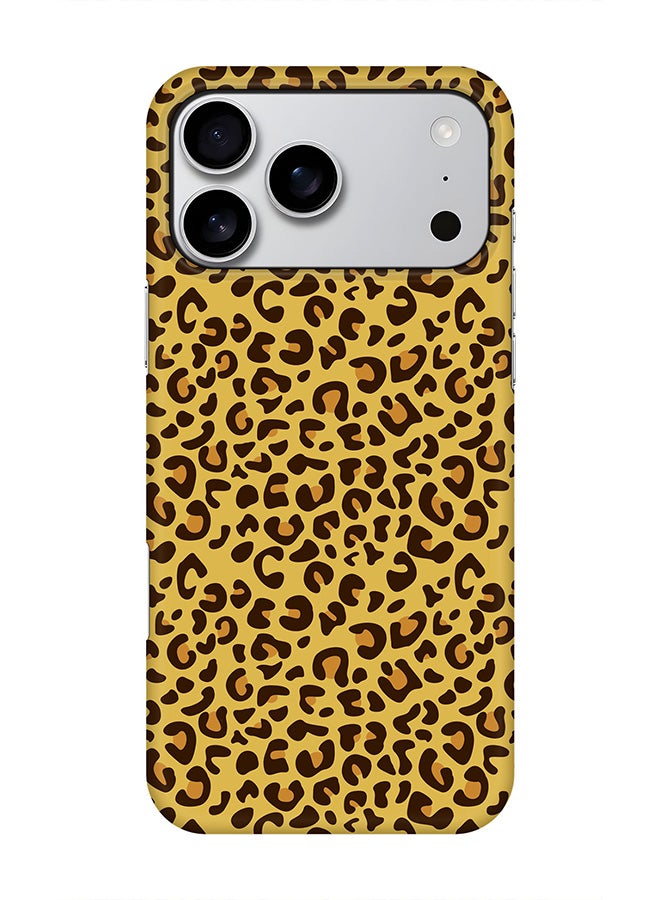 Stylizedd For iPhone 17 Pro Max,Case, [Compatible with MagSafe] Magnetic cover Slim fit Protection Matte, - Leopard Skin Print