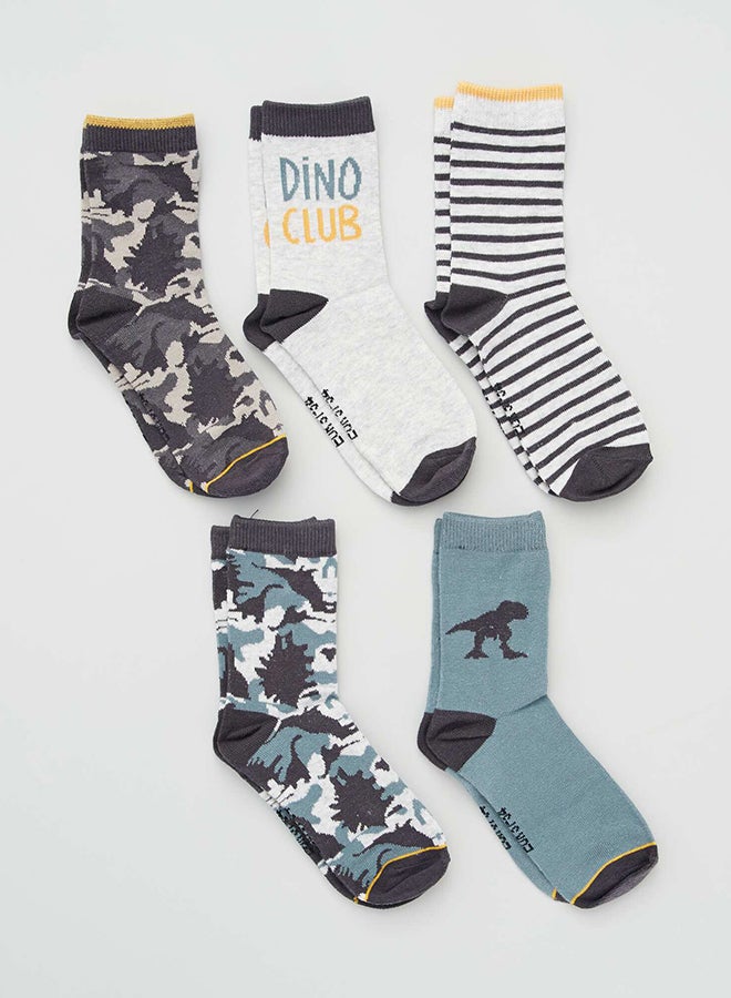 Kiabi Boy Pack Of 5 Pairs Of Printed Socks - Image 2