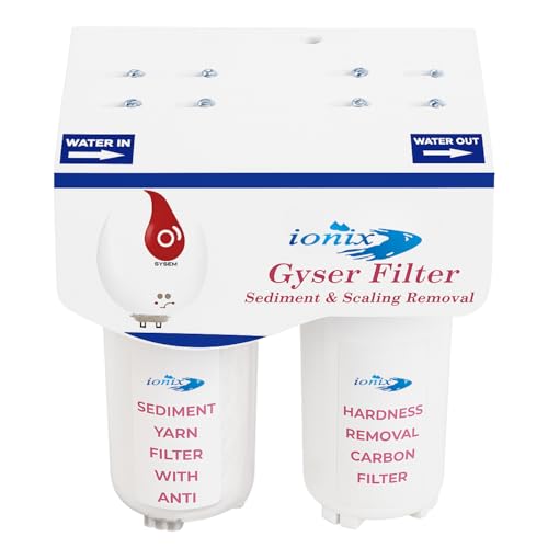 IONIX Geyser filter filter | Bathroom water softner for All water inlets, 1 Minute installation, Easy connection to Geyser inlet, Low & Easy maintenace - Image 3