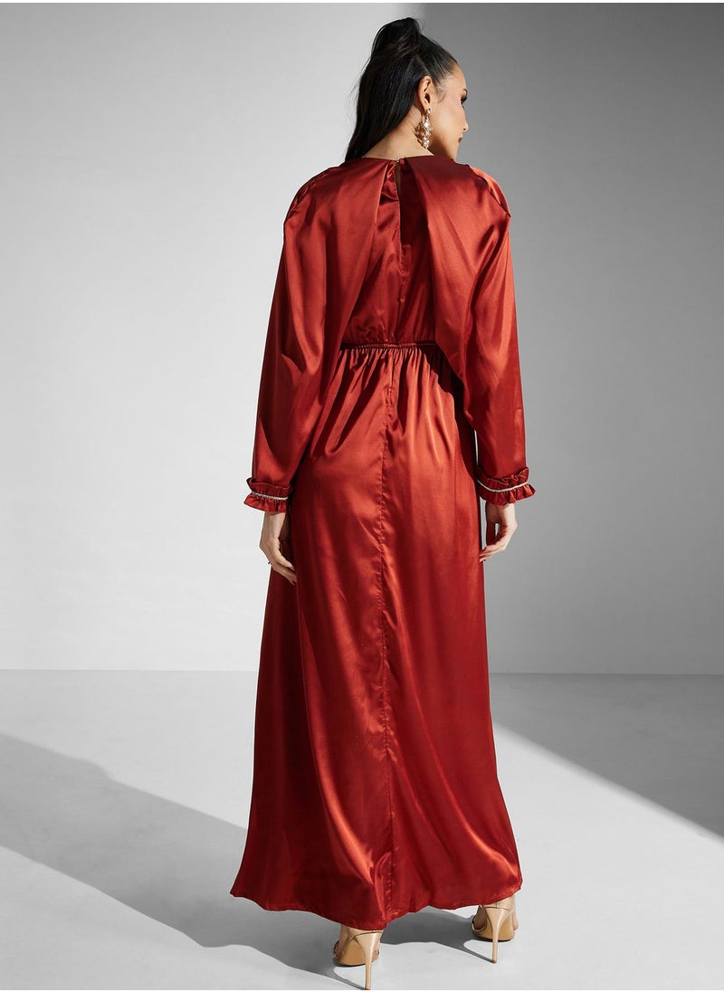 Golden Apple - Embellished Kaftan Dress - Image 1