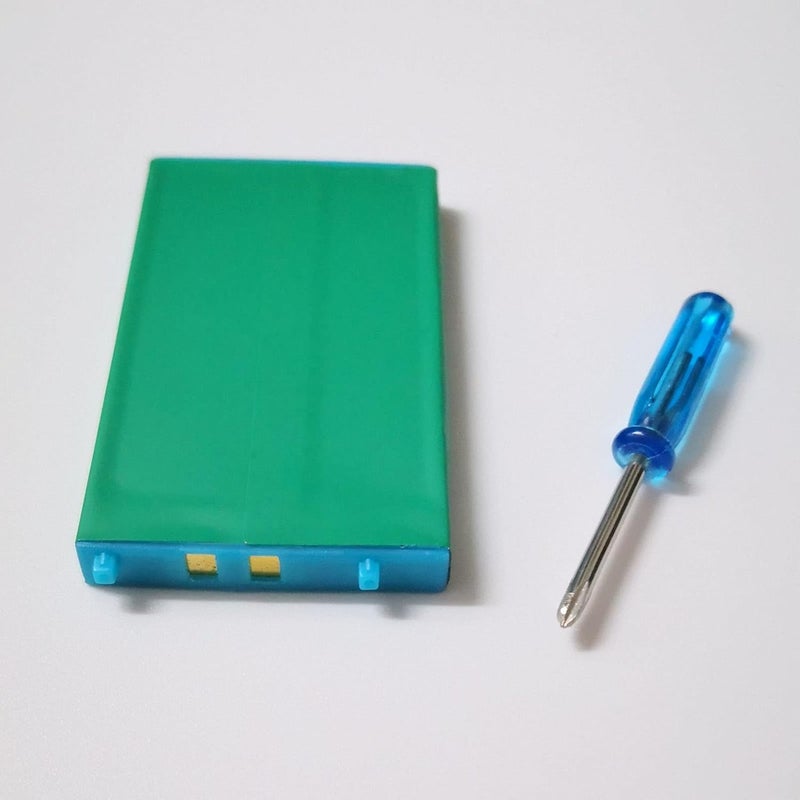 klarako Replacement Battery Pack Kit, 850mAh Lithium Ion Battery with Screwdriver, Battery Pack Replacement for GBA SP Game Consoles 3.7V - Image 3